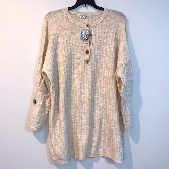 Free People Around the Clock Pullover NWT - Picture 4 of 10